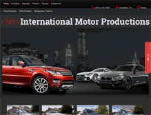 Tablet Screenshot of internationalmotor.com